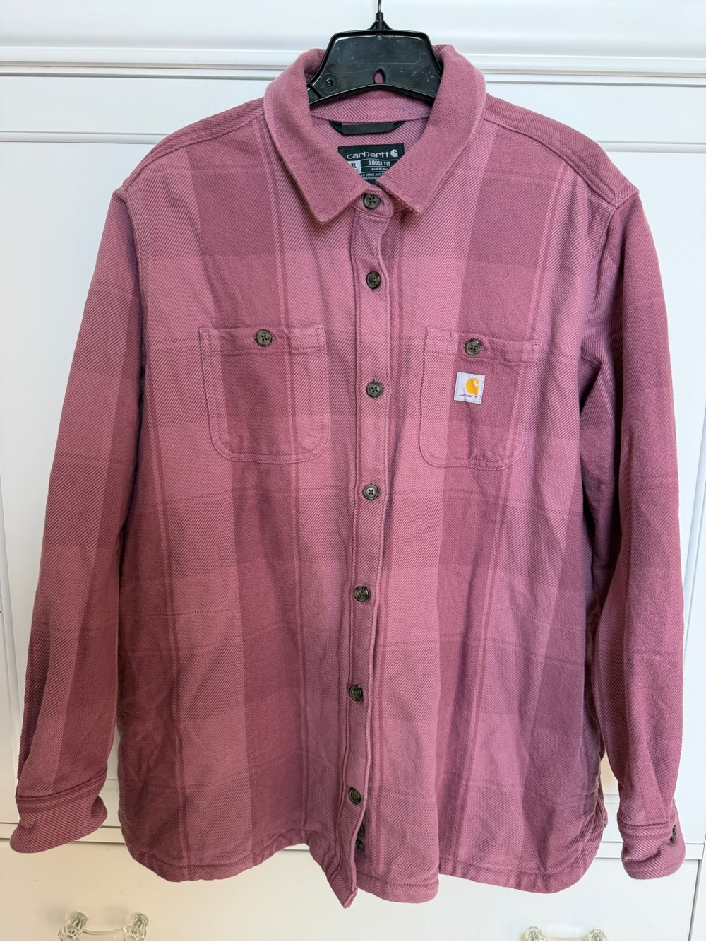 Carhartt Women's Loose Fit Heavyweight Twill Shirt Jacket XL